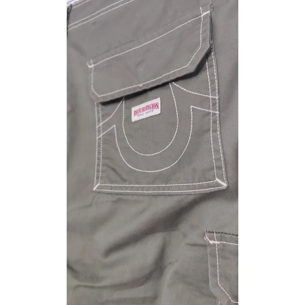 True ReligionJean Men‎ Size 36Cargo Pants  Style #108335 Kalamata Green